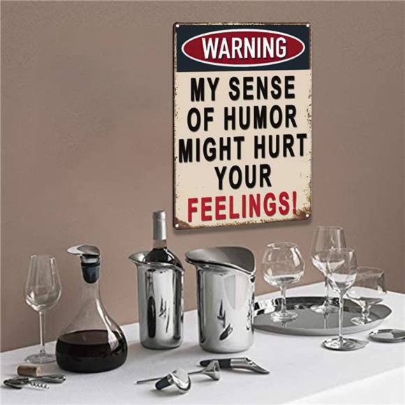 wall-decor-my-humor-might-hurt-you-caution-sign-8-x-12-inch-poshmark